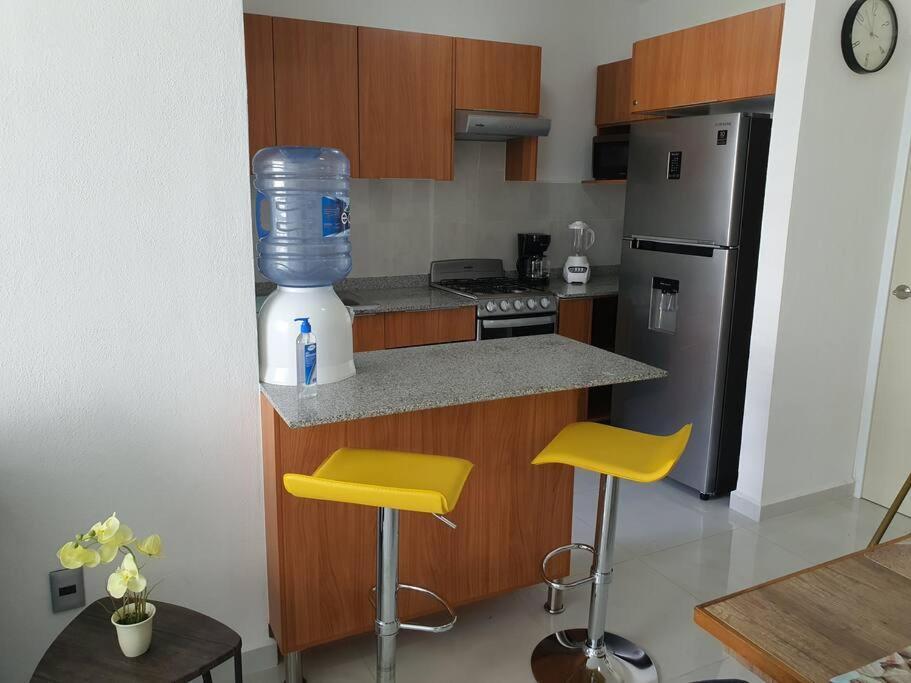 Departamento De Lujo En Manzanillo, Planta Baja Frente A La Alberca Exterior foto
